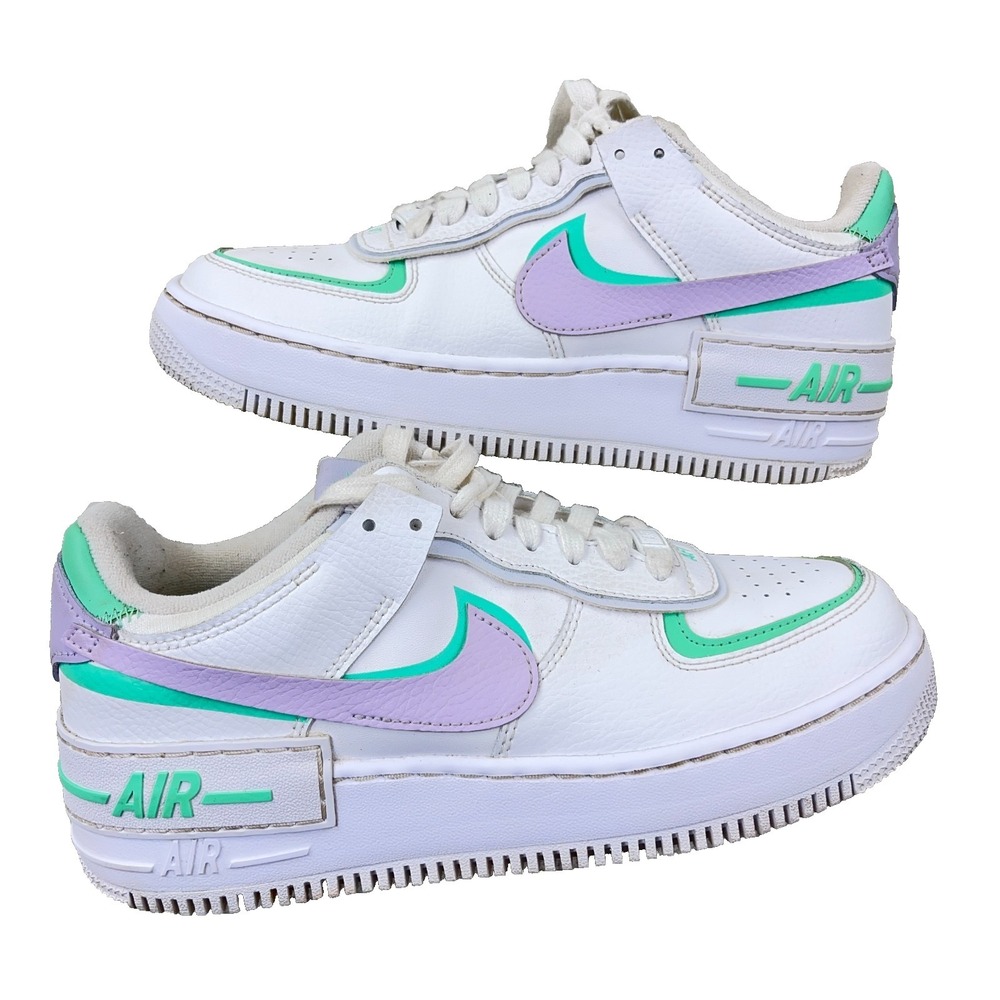 Nike Air Force 1 Shoes Sneakers Shadow Infinite Lilac Women Size 8.5 CU8591-103